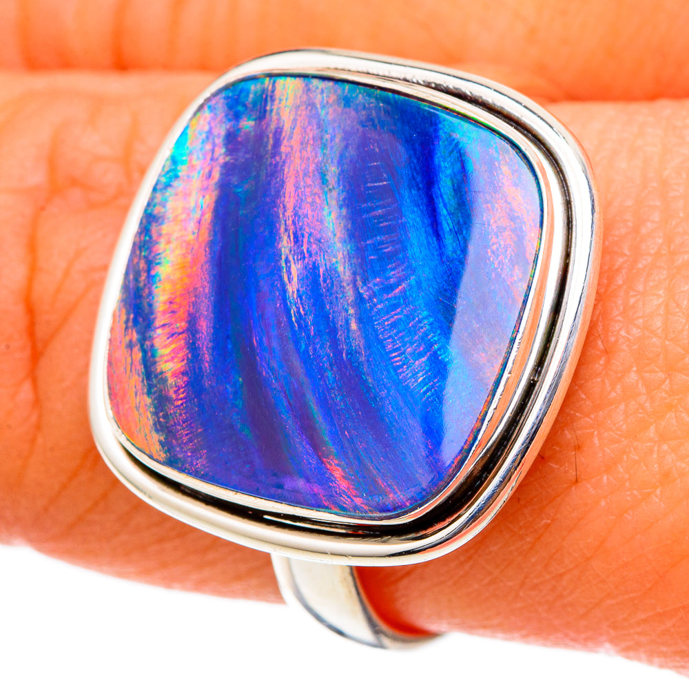 Aura Opal Rings handcrafted by Ana Silver Co - RING101793
