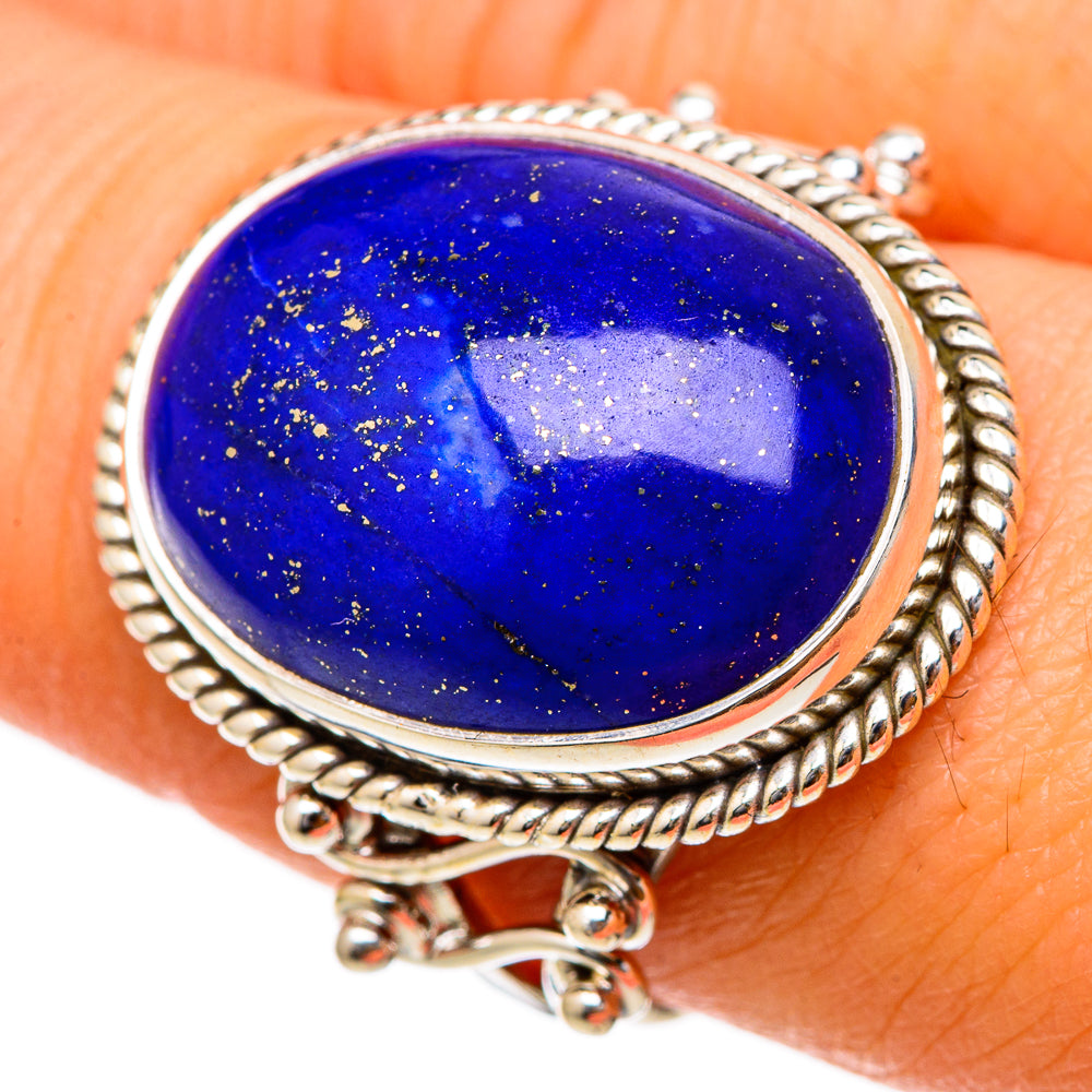 Lapis Lazuli Rings handcrafted by Ana Silver Co - RING101796