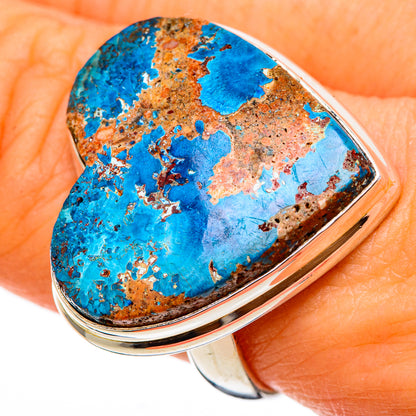 Chrysocolla Rings handcrafted by Ana Silver Co - RING101798