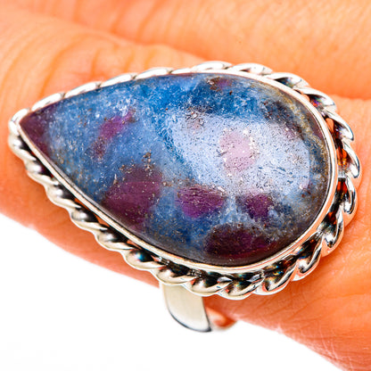 Ruby Fuchsite Rings handcrafted by Ana Silver Co - RING101800