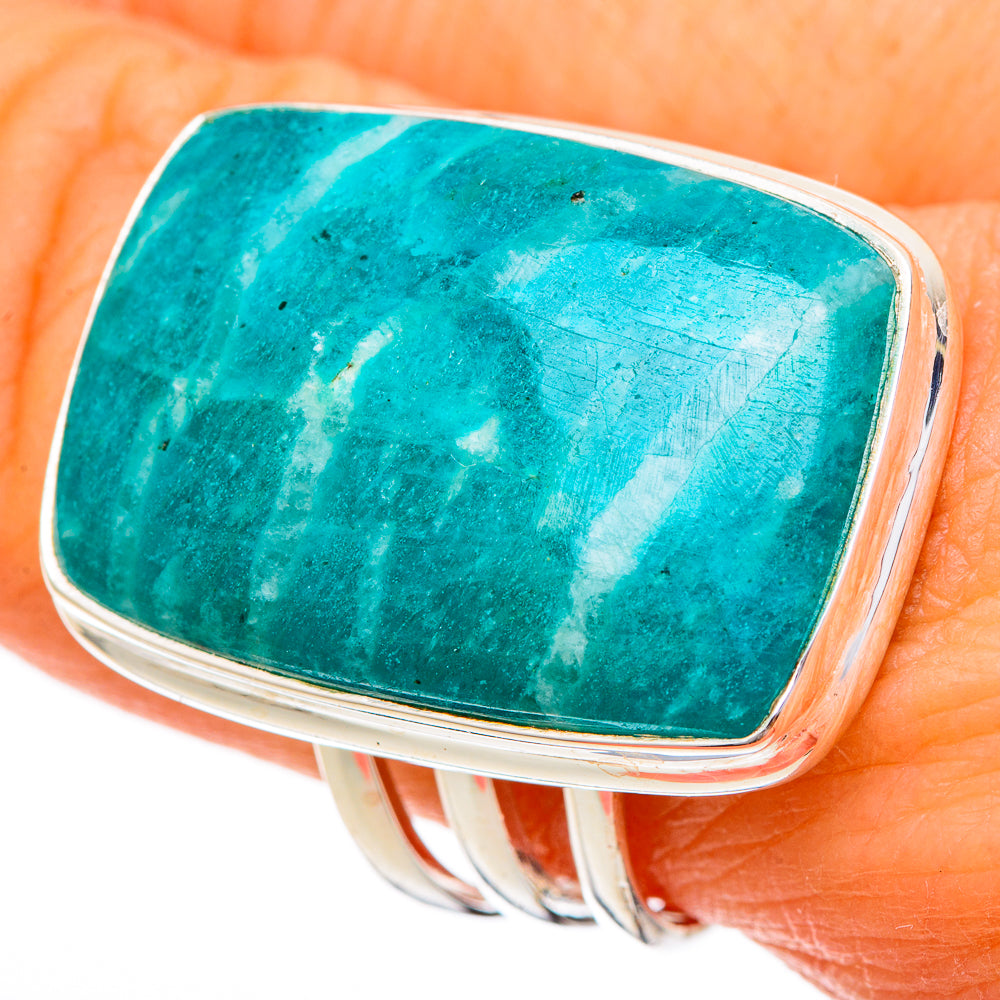 Amazonite Rings handcrafted by Ana Silver Co - RING101807