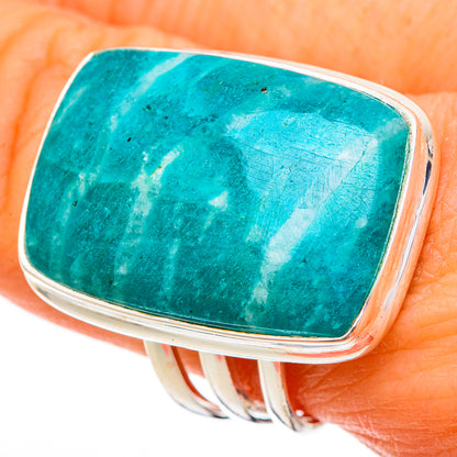 Amazonite Rings handcrafted by Ana Silver Co - RING101807