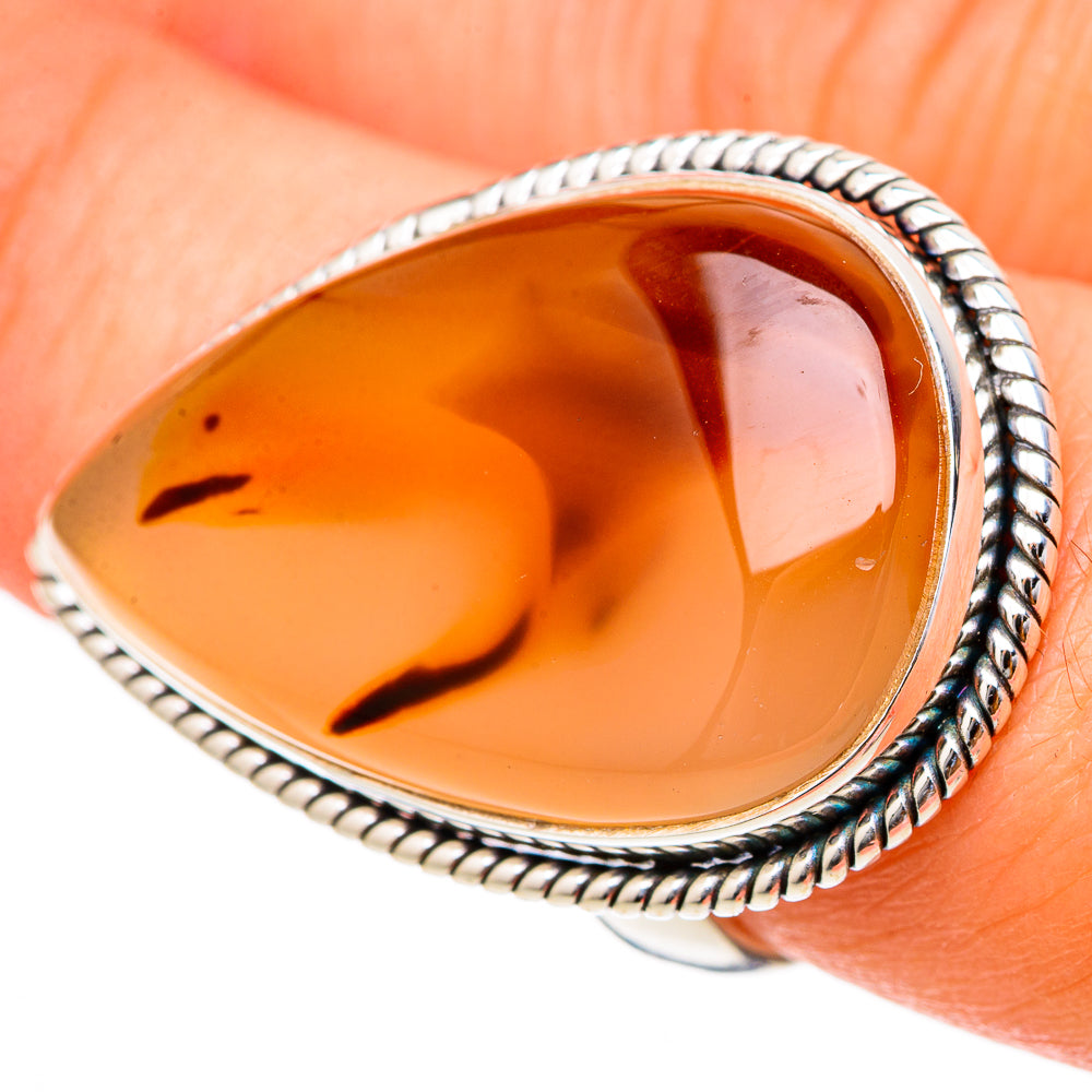 Montana Agate Rings handcrafted by Ana Silver Co - RING101814