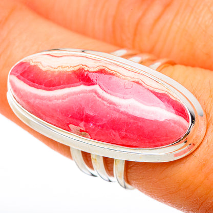 Rhodochrosite Rings handcrafted by Ana Silver Co - RING101818