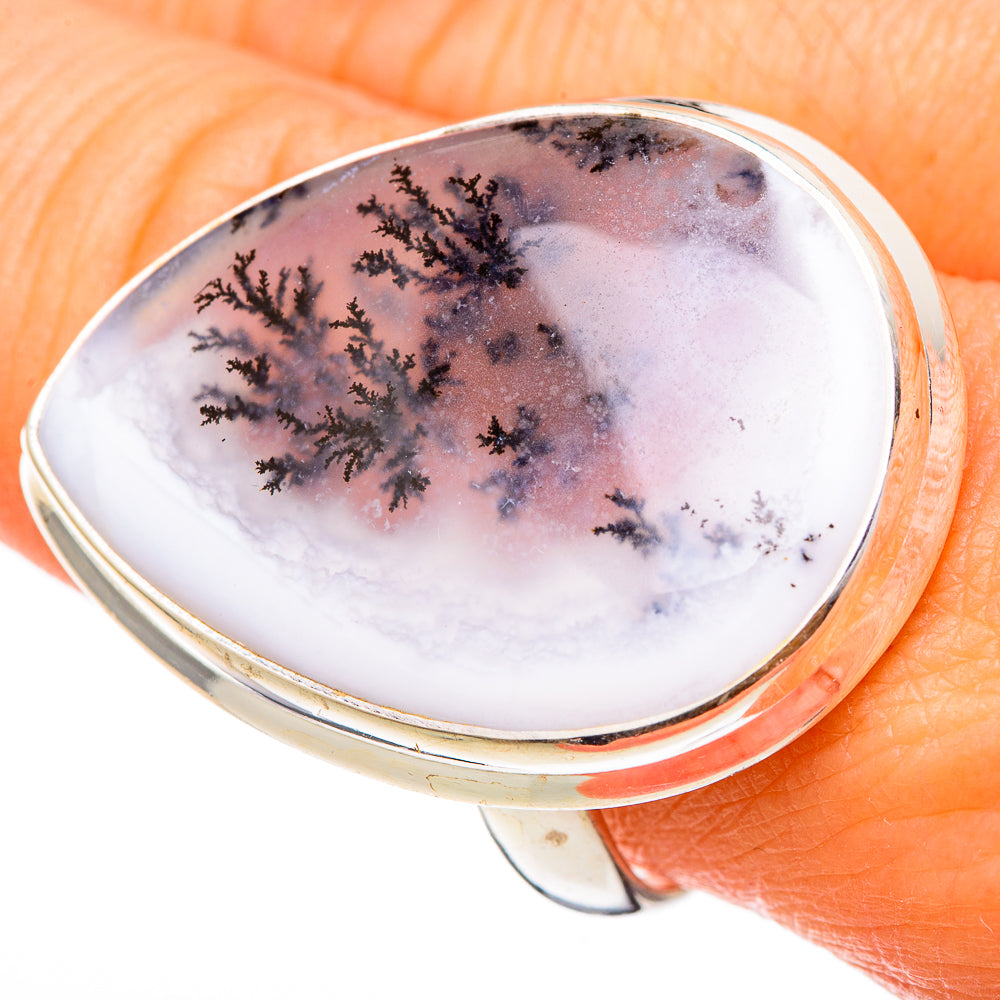 Dendritic Opal Rings handcrafted by Ana Silver Co - RING101833