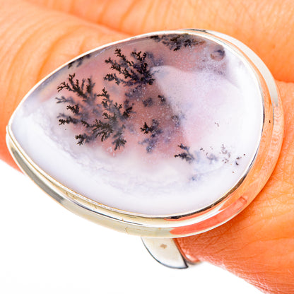 Dendritic Opal Rings handcrafted by Ana Silver Co - RING101833