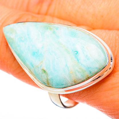 Larimar Rings handcrafted by Ana Silver Co - RING101843