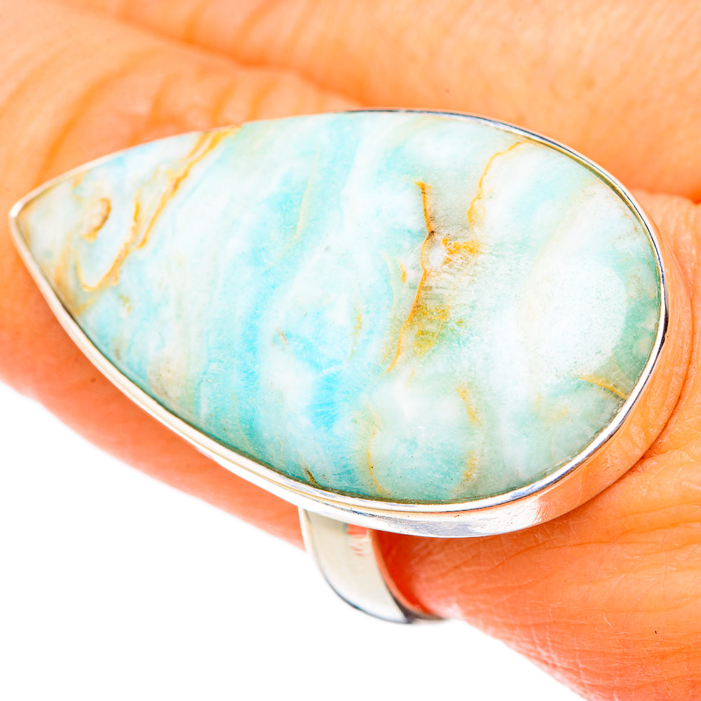 Larimar Rings handcrafted by Ana Silver Co - RING101846