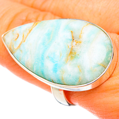 Larimar Rings handcrafted by Ana Silver Co - RING101846