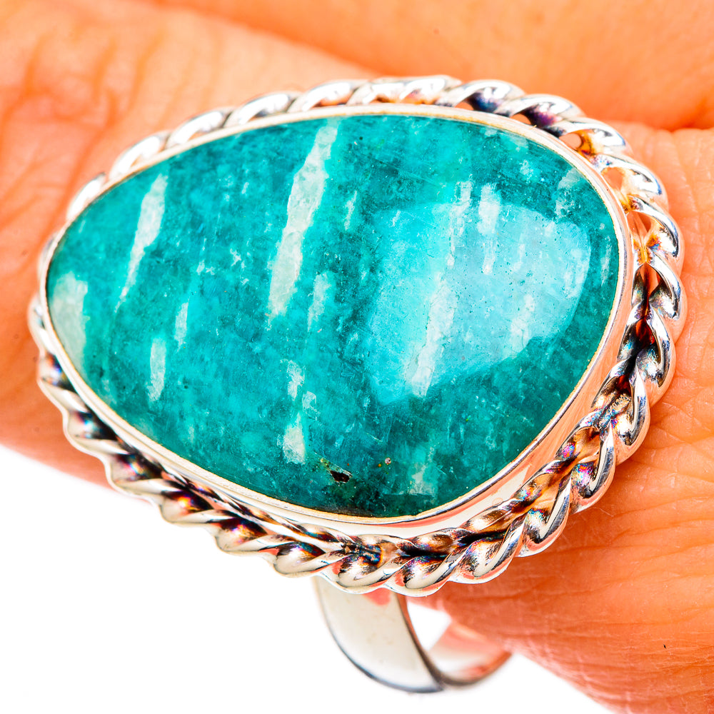Amazonite Rings handcrafted by Ana Silver Co - RING101851