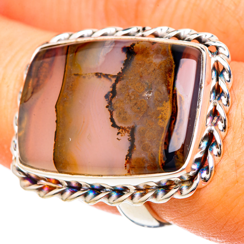 Montana Agate Rings handcrafted by Ana Silver Co - RING101855