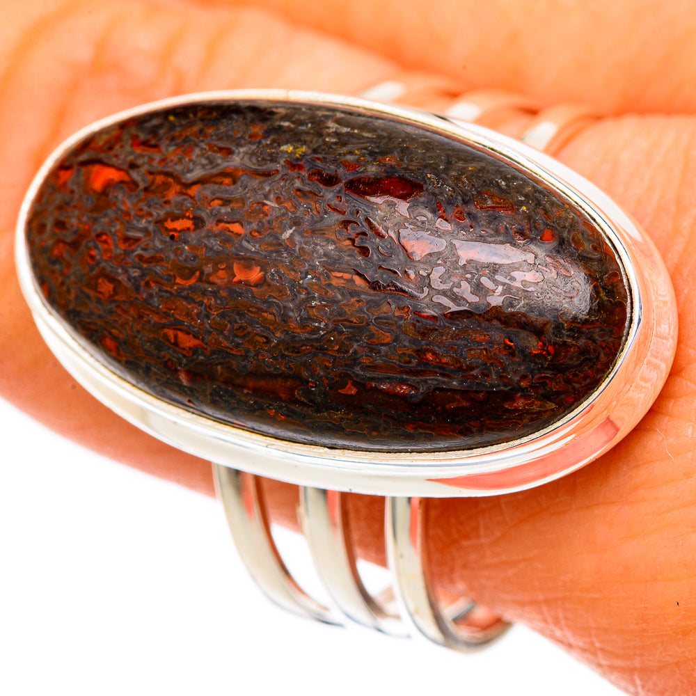 Dinosaur Bone Rings handcrafted by Ana Silver Co - RING101856