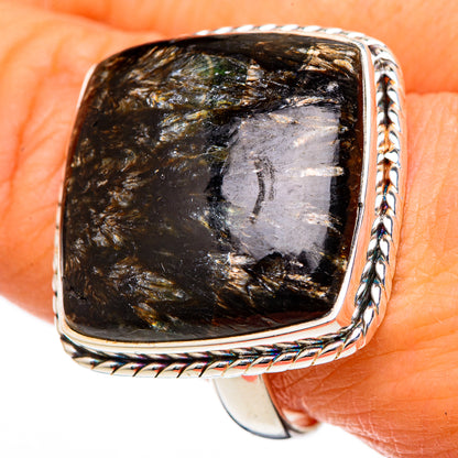 Seraphinite Rings handcrafted by Ana Silver Co - RING101857