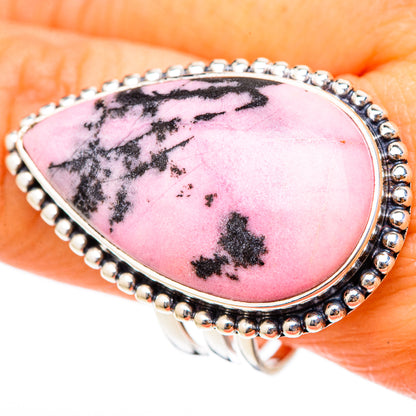 Rhodonite Rings handcrafted by Ana Silver Co - RING101859