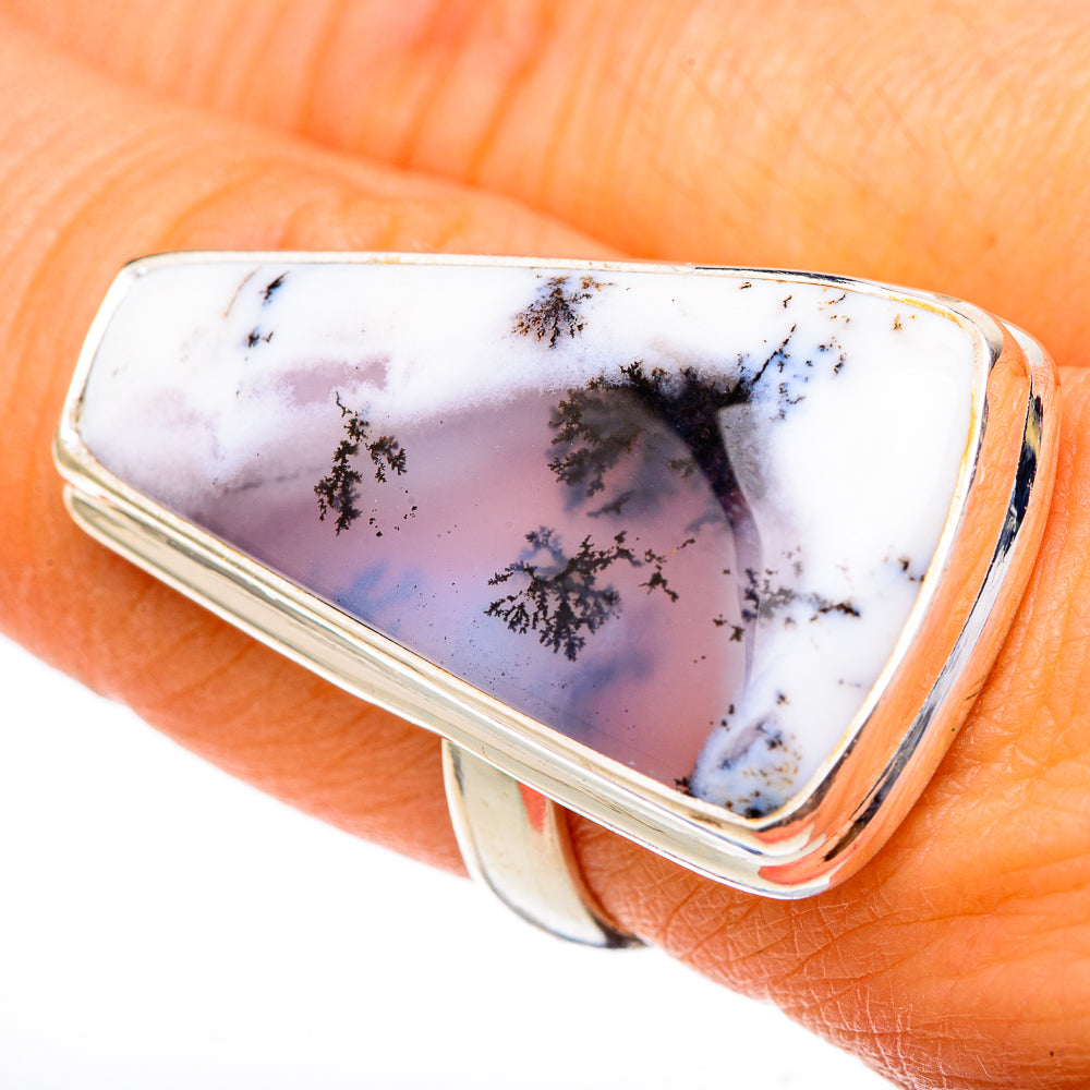Dendritic Opal Rings handcrafted by Ana Silver Co - RING101866