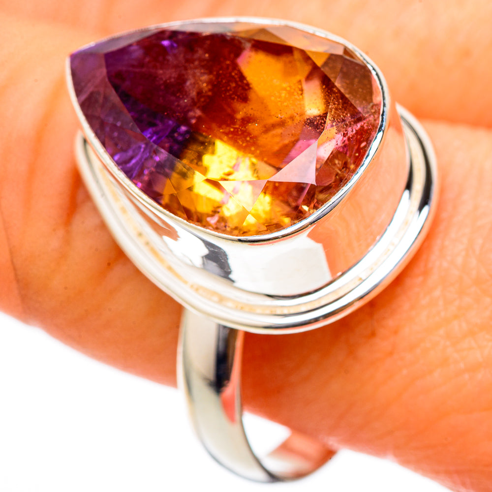 Citrine Rings handcrafted by Ana Silver Co - RING101869