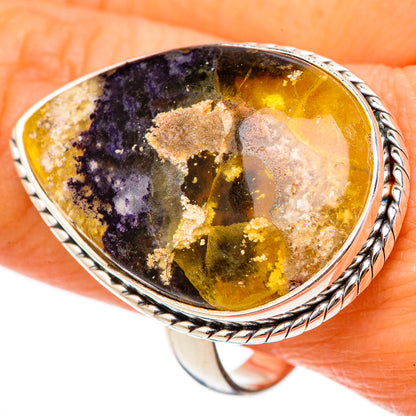 Ocean Jasper Rings handcrafted by Ana Silver Co - RING101871