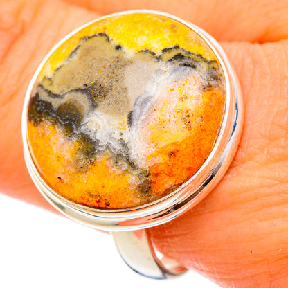 Bumble Bee Jasper Rings handcrafted by Ana Silver Co - RING101872