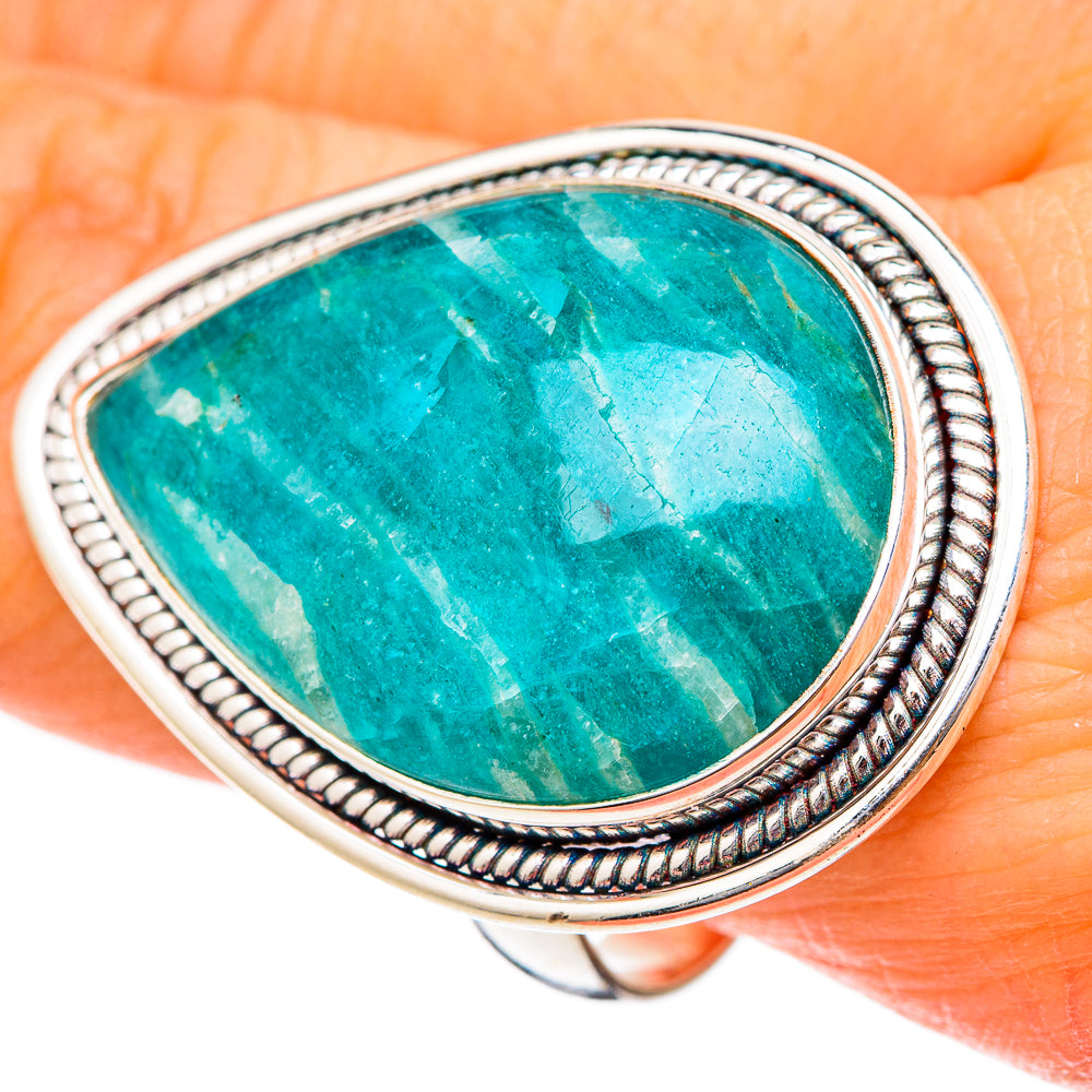 Amazonite Rings handcrafted by Ana Silver Co - RING101880