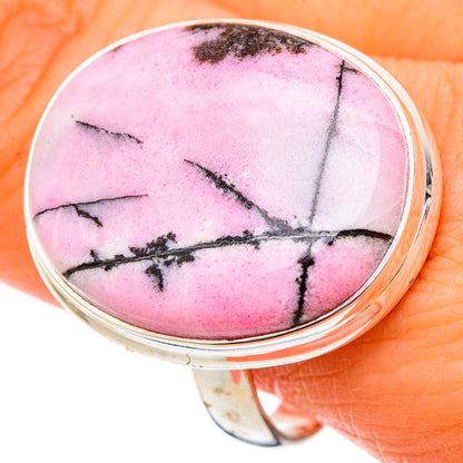Rhodonite Rings handcrafted by Ana Silver Co - RING101889