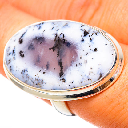Dendritic Opal Rings handcrafted by Ana Silver Co - RING101896