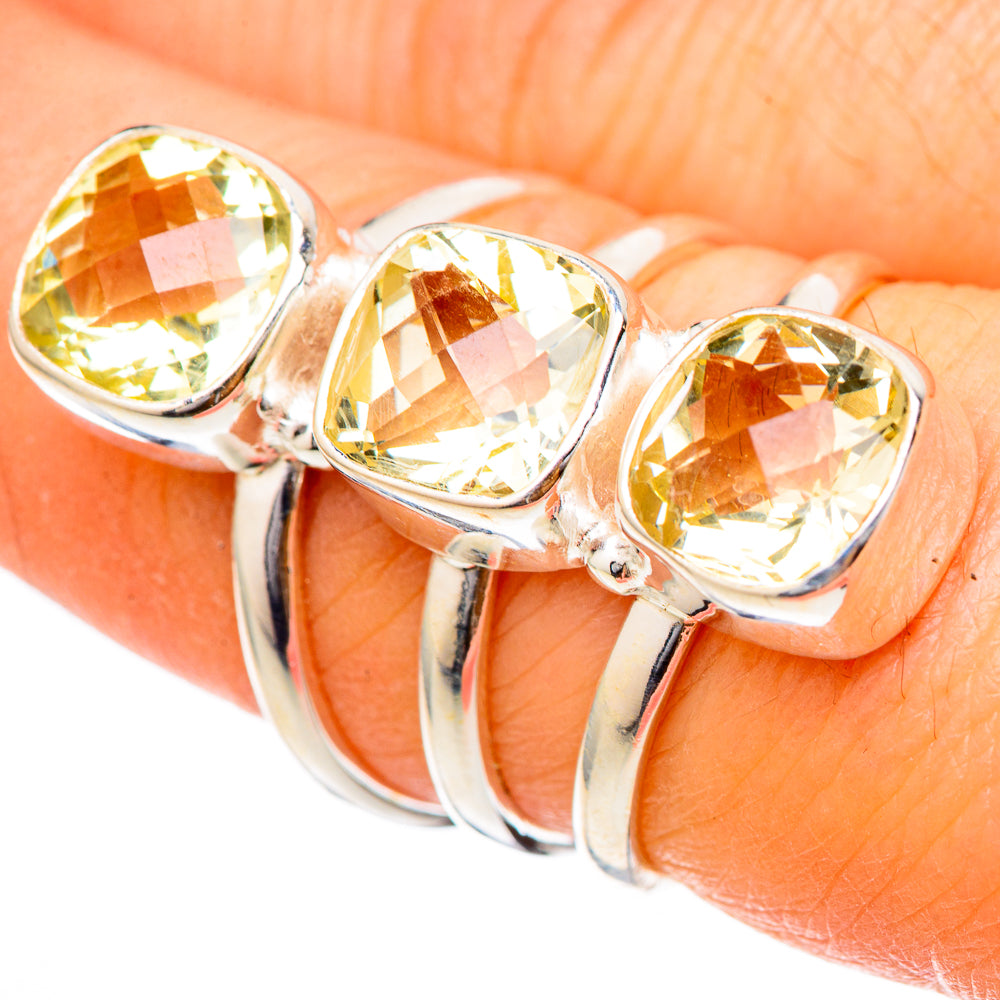 Citrine Rings handcrafted by Ana Silver Co - RING101901