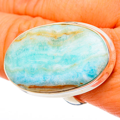 Larimar Rings handcrafted by Ana Silver Co - RING101903