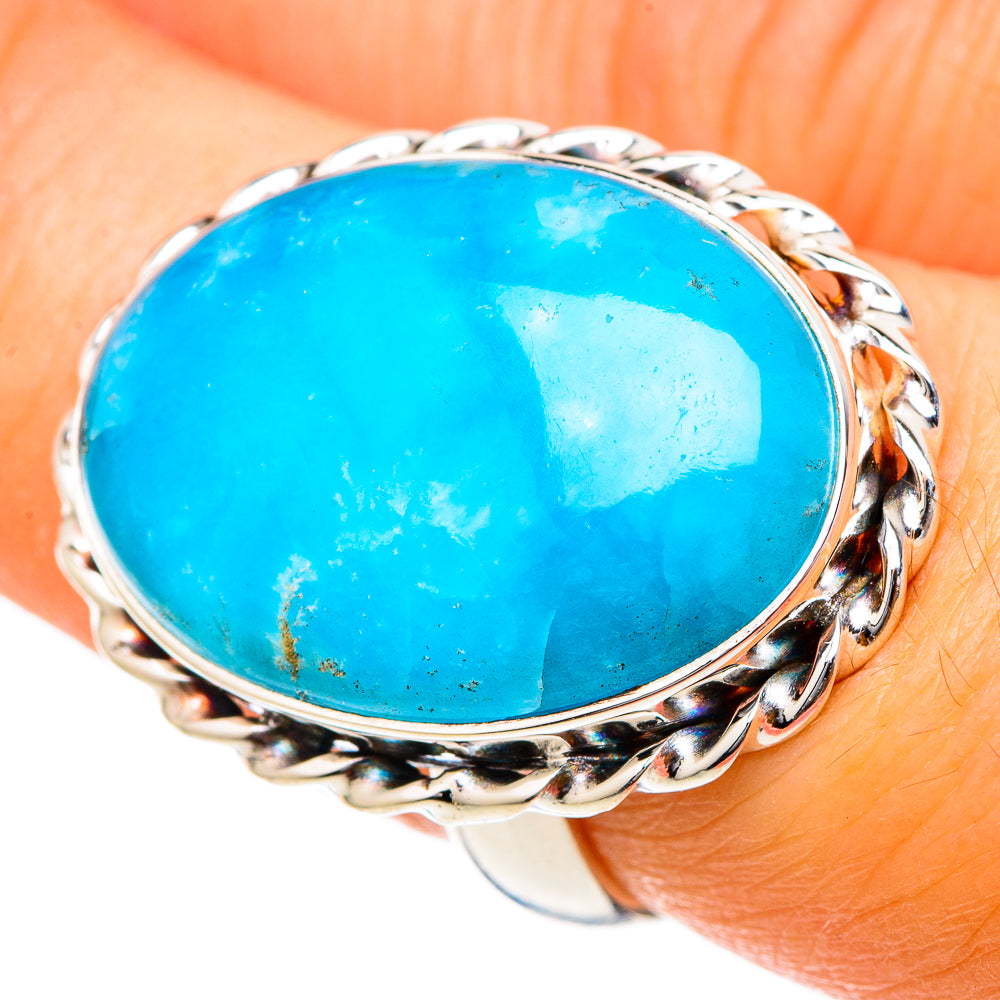Larimar Rings handcrafted by Ana Silver Co - RING101905