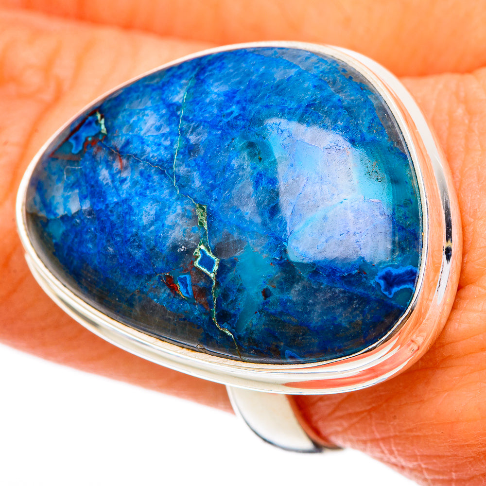Chrysocolla Rings handcrafted by Ana Silver Co - RING101906