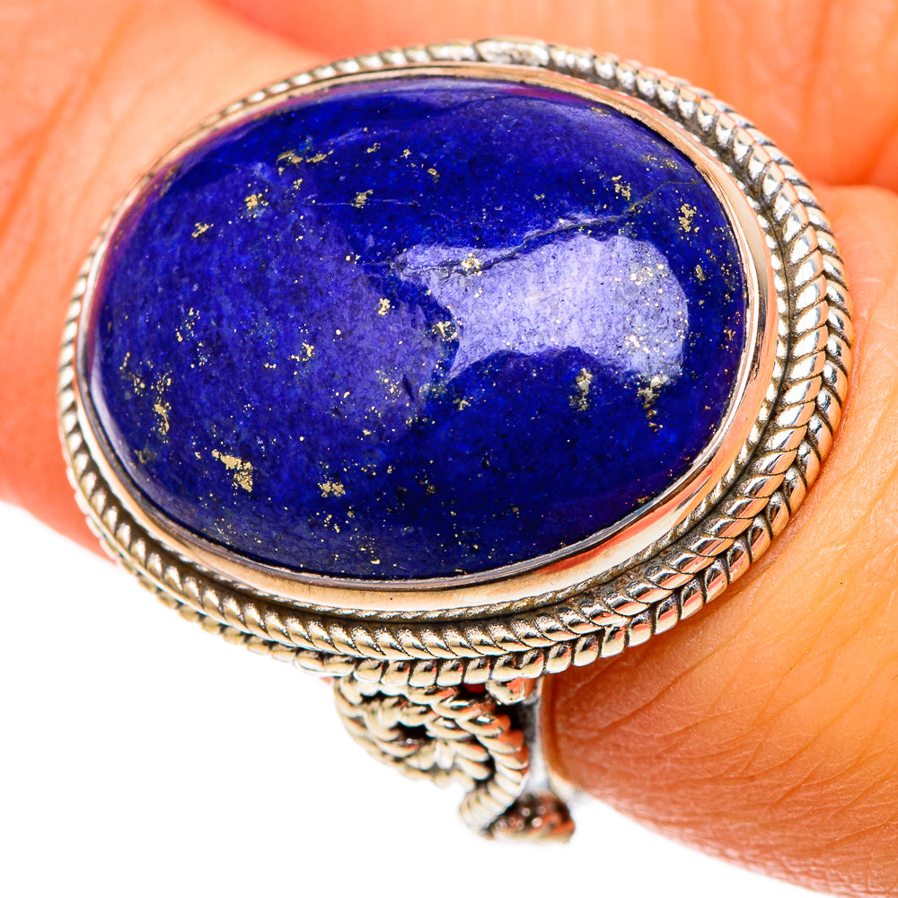 Lapis Lazuli Rings handcrafted by Ana Silver Co - RING101907