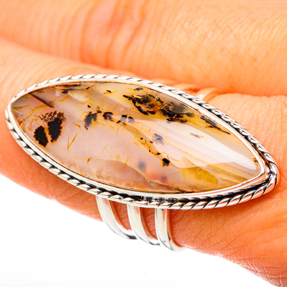 Montana Agate Rings handcrafted by Ana Silver Co - RING101916