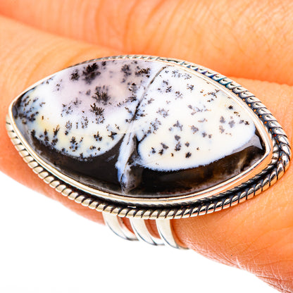 Dendritic Opal Rings handcrafted by Ana Silver Co - RING101926