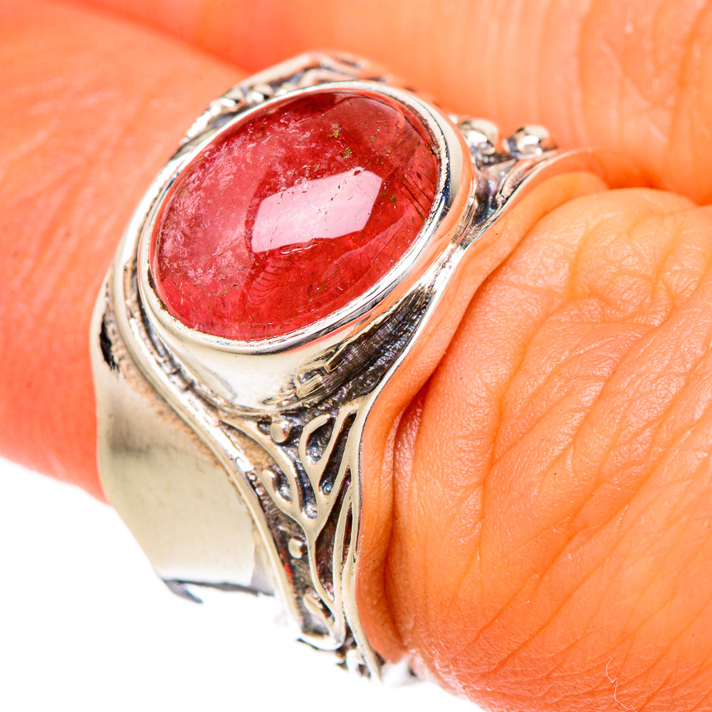 Pink Tourmaline Rings handcrafted by Ana Silver Co - RING101941