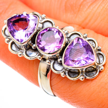 Amethyst Rings handcrafted by Ana Silver Co - RING101943