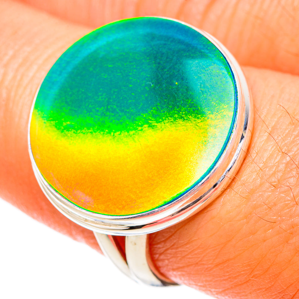 Aura Opal Rings handcrafted by Ana Silver Co - RING101957
