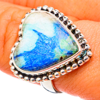 Blue Howlite Rings handcrafted by Ana Silver Co - RING101962
