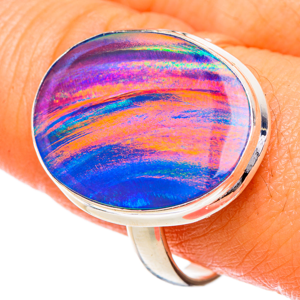 Aura Opal Rings handcrafted by Ana Silver Co - RING101981