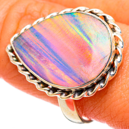 Aura Opal Rings handcrafted by Ana Silver Co - RING101982