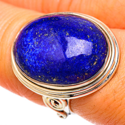 Lapis Lazuli Rings handcrafted by Ana Silver Co - RING101986