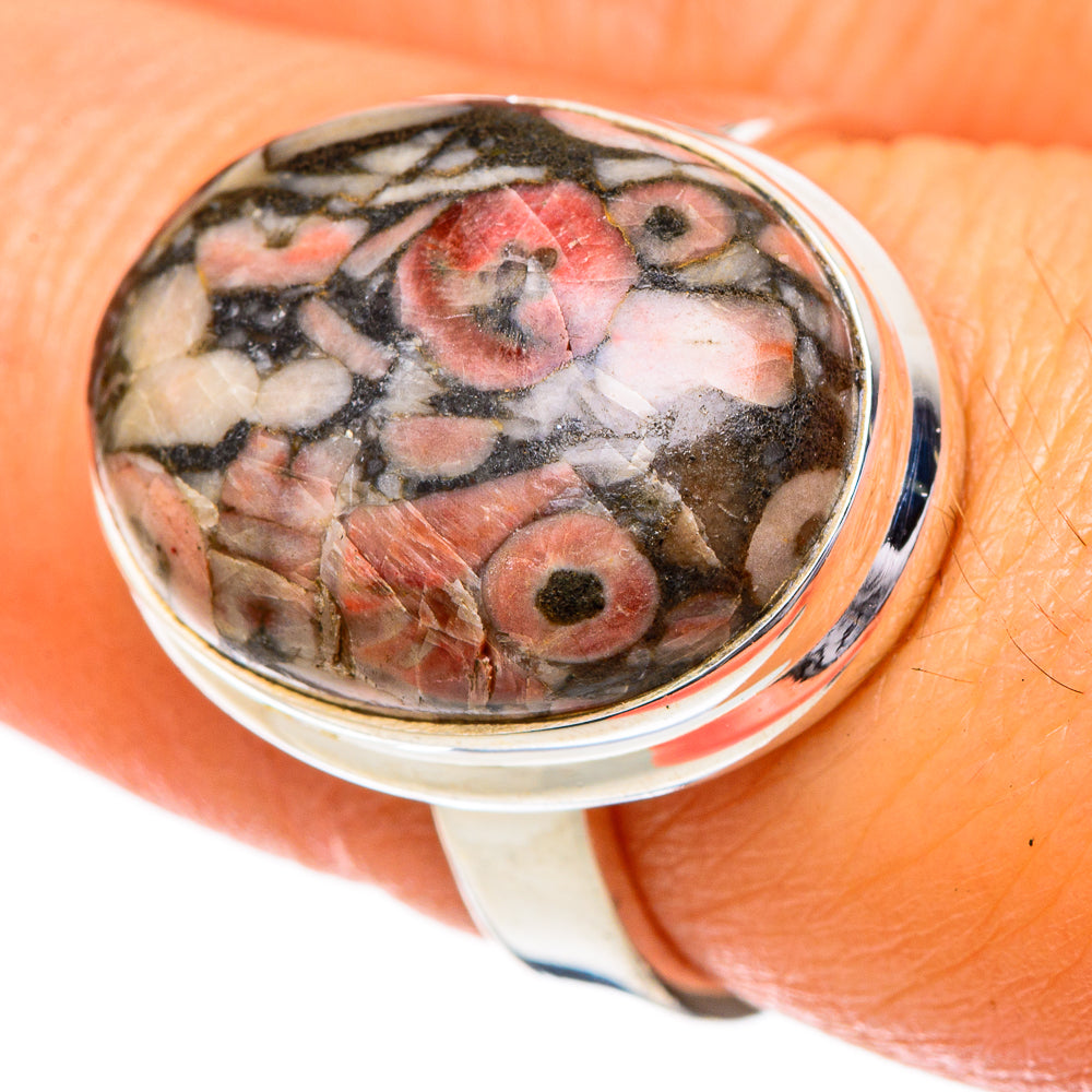 Crinoid Fossil Rings handcrafted by Ana Silver Co - RING101992