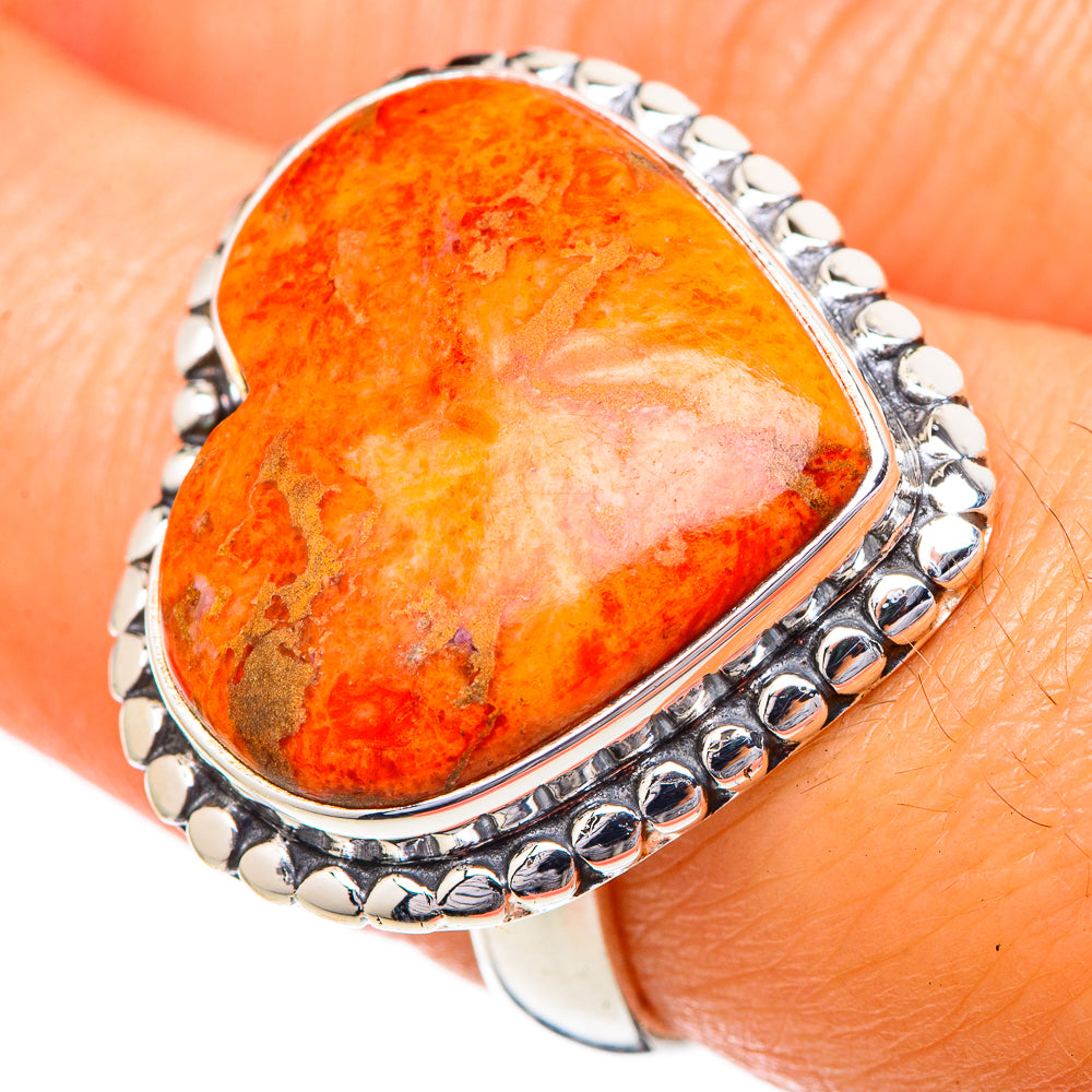 Sponge Coral Rings handcrafted by Ana Silver Co - RING101994