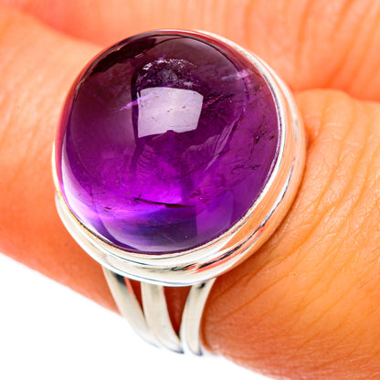 Amethyst Rings handcrafted by Ana Silver Co - RING101996