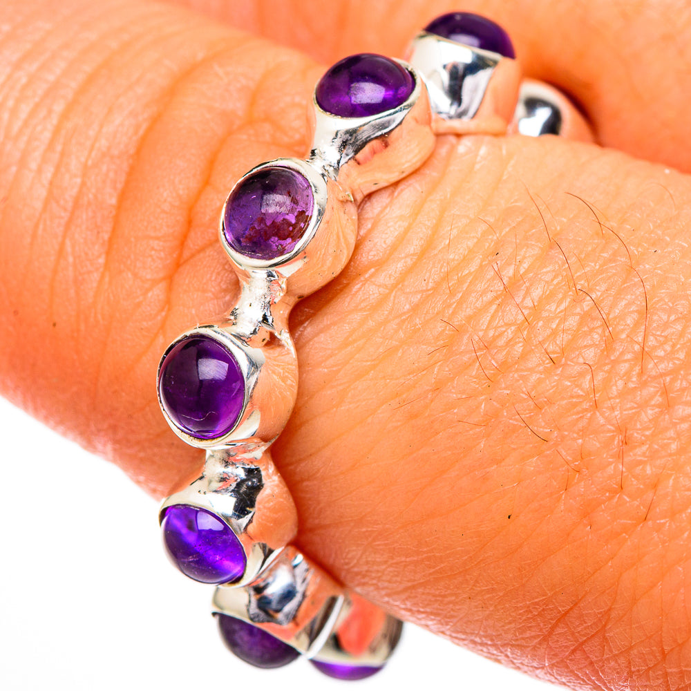 Amethyst Rings handcrafted by Ana Silver Co - RING101997