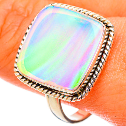 Aura Opal Rings handcrafted by Ana Silver Co - RING102006
