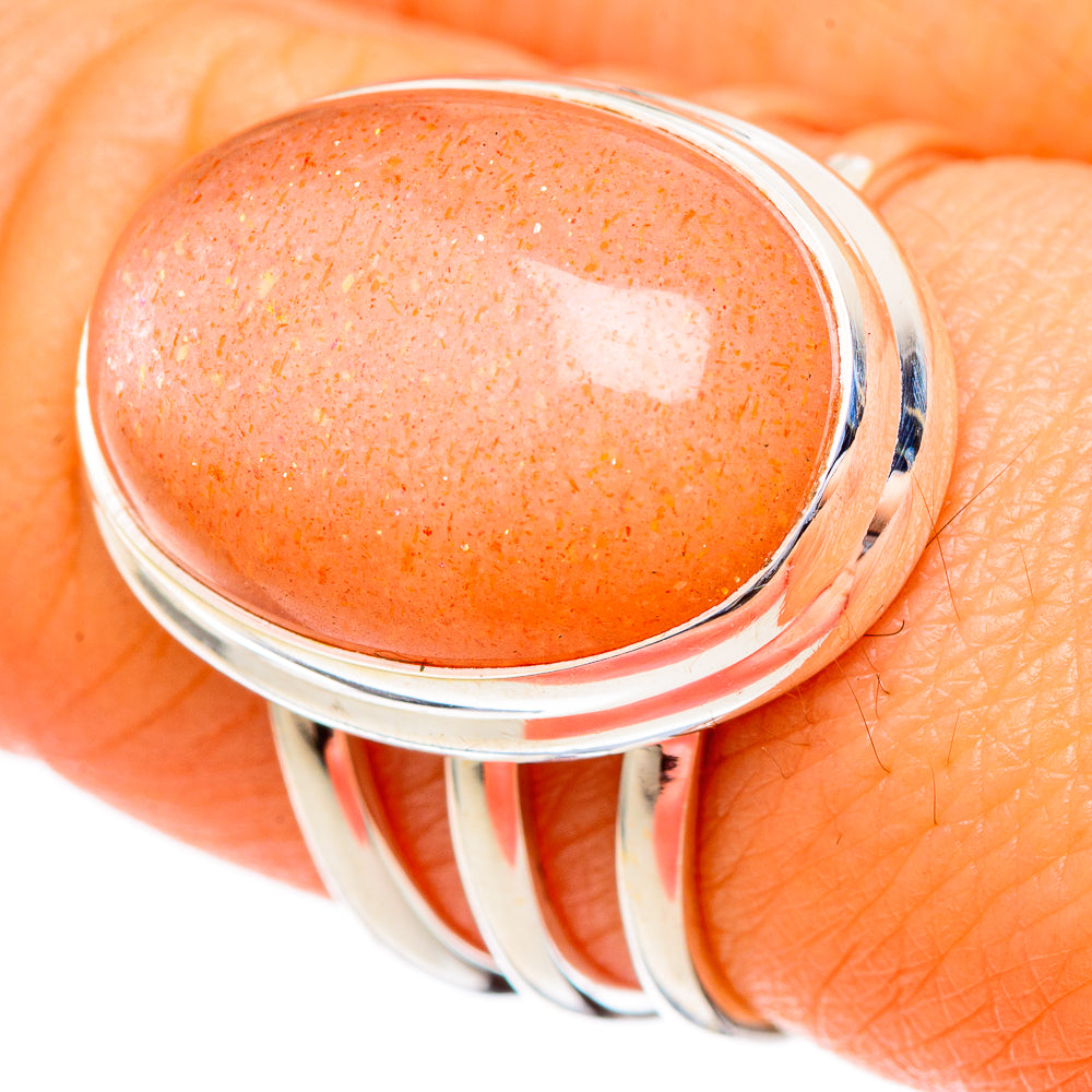 Sunstone Rings handcrafted by Ana Silver Co - RING102017