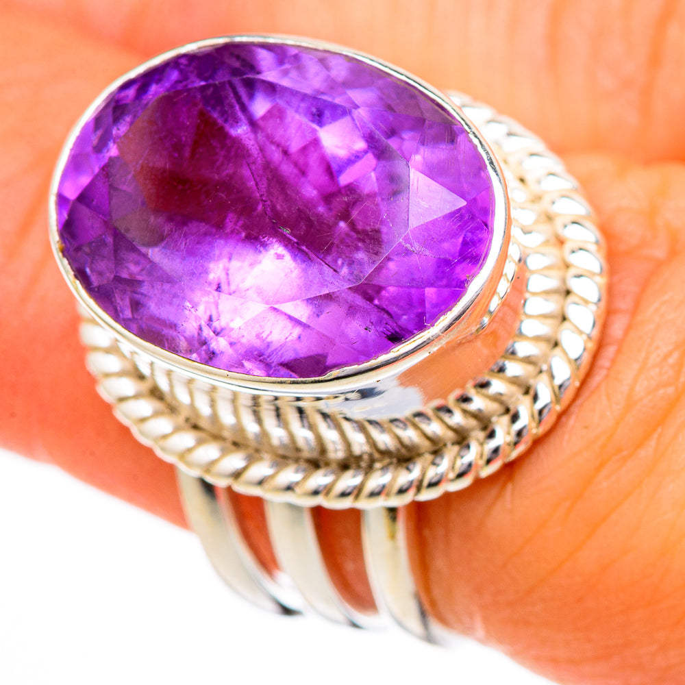 Amethyst Rings handcrafted by Ana Silver Co - RING102018
