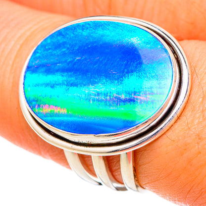 Aura Opal Rings handcrafted by Ana Silver Co - RING102029
