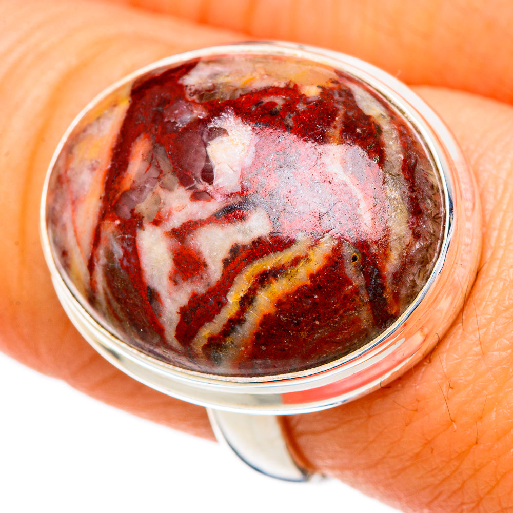 Red Jasper Rings handcrafted by Ana Silver Co - RING102041