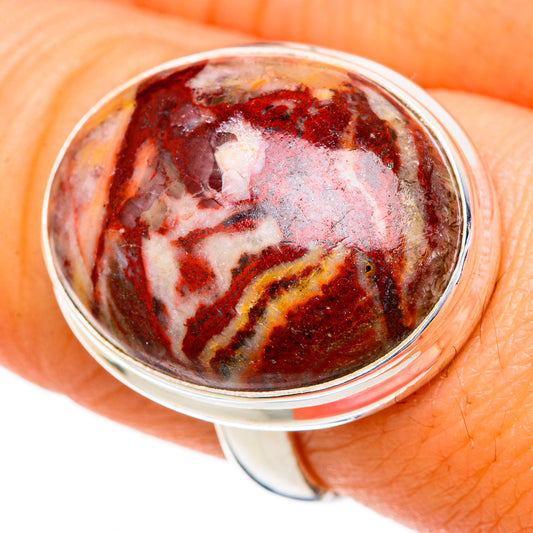 Red Jasper Rings handcrafted by Ana Silver Co - RING102041