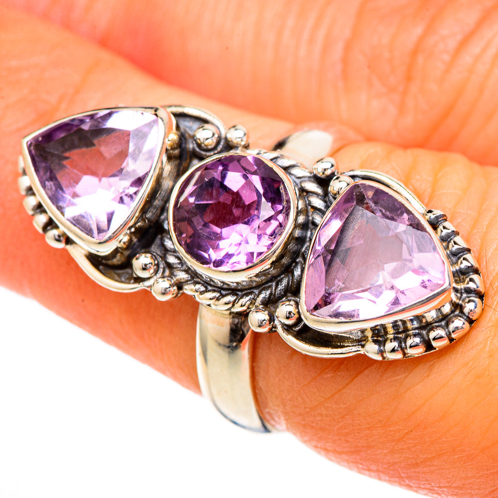 Amethyst Rings handcrafted by Ana Silver Co - RING102044